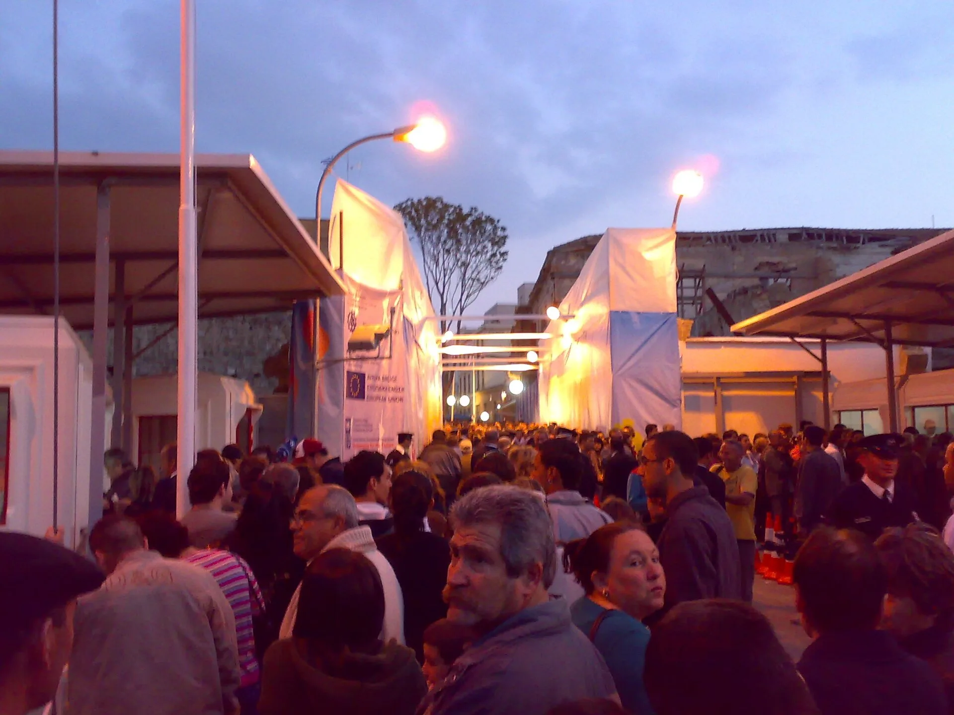 La rue Ledra et le passage vers le Nord